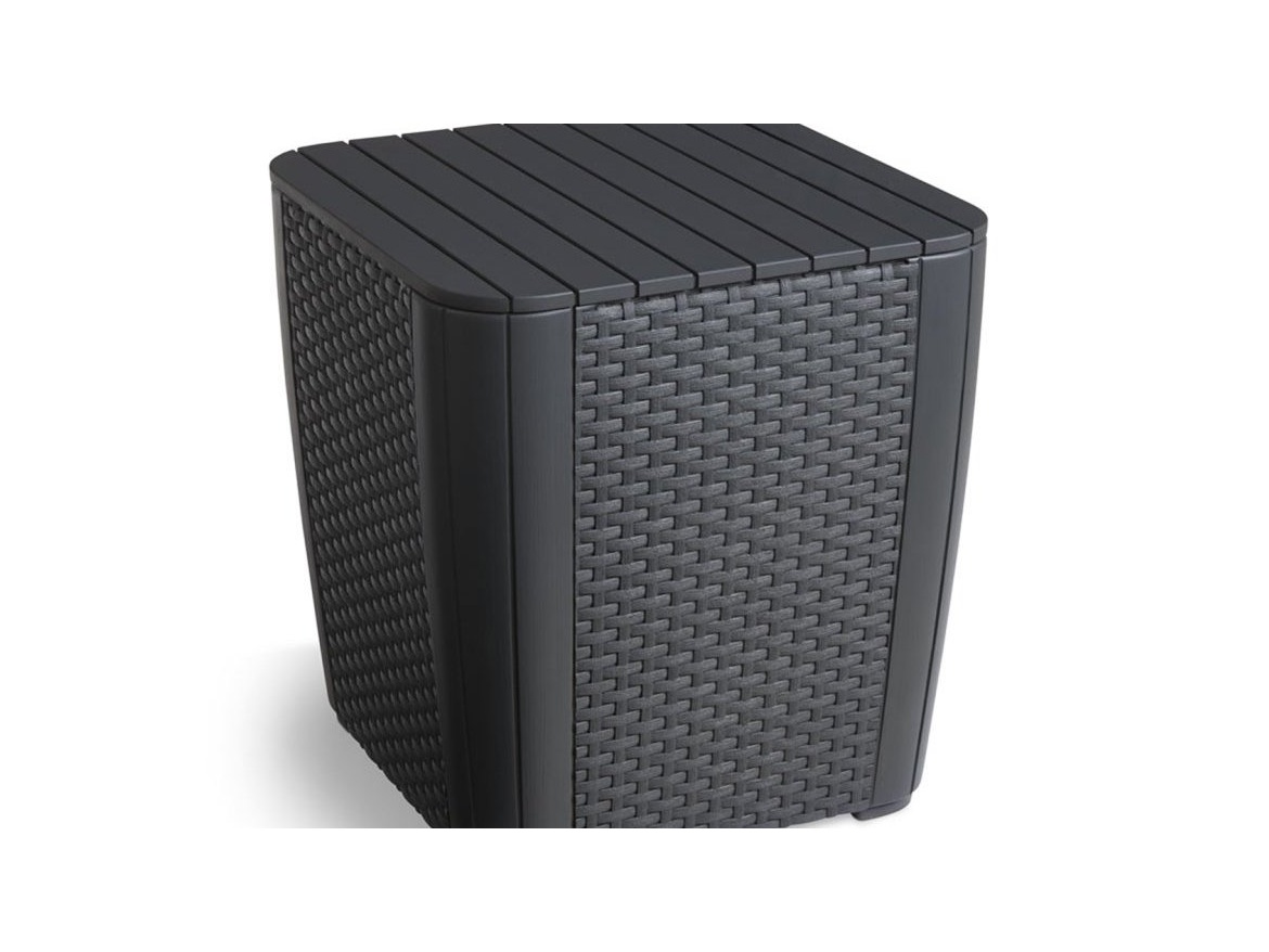 Keter Zahradní stůl Luzon Flat - 39 x 39 x 42,5 cm - grafitový