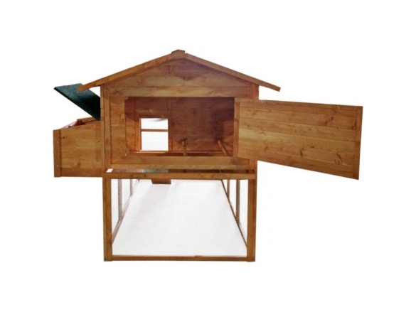 Kurník Scobax Dřevěný kurník BRUSEL MAXI, 1930x1770x1730 mm