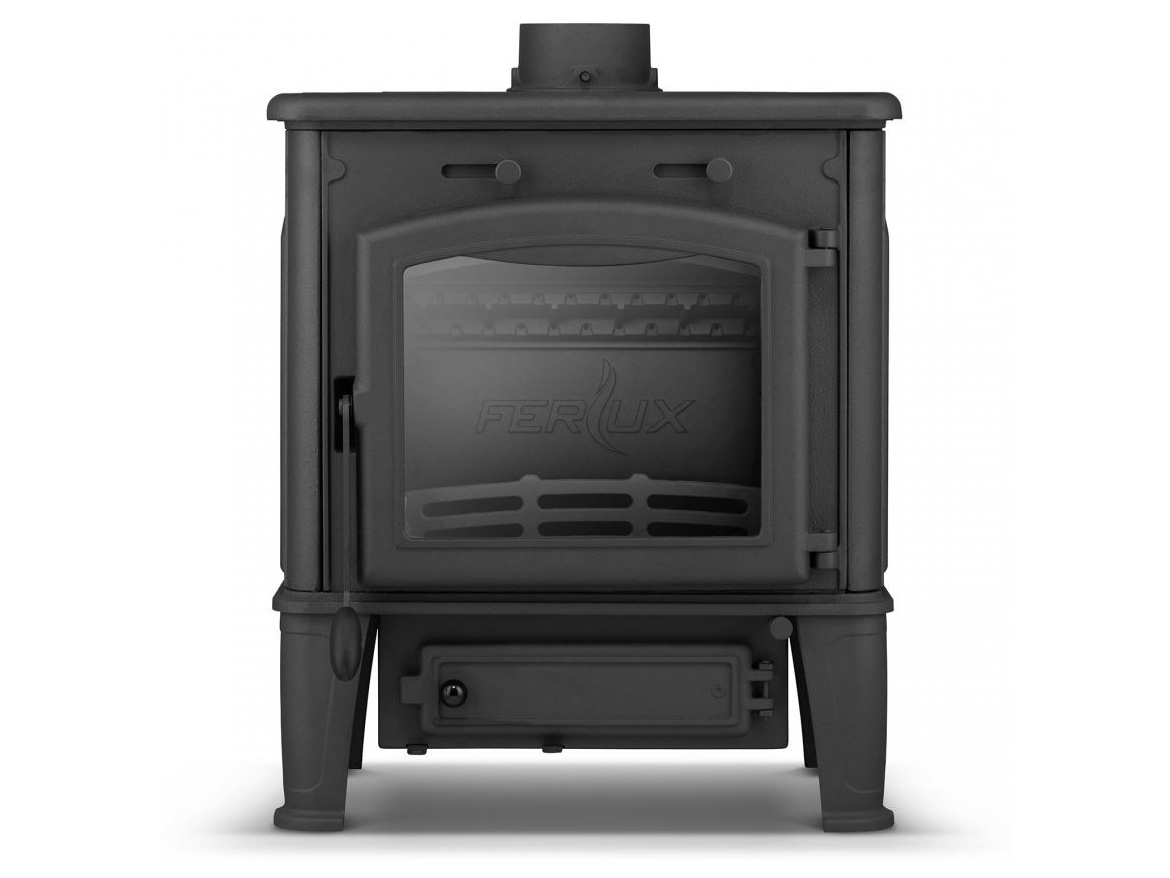 Liatinové krbové kachle s varnými platňami a externým prívodom Ferguss Short L 10,8 kW