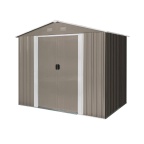 Plechový zahradní domek Riwall PRO RMSA 6x8 Brown