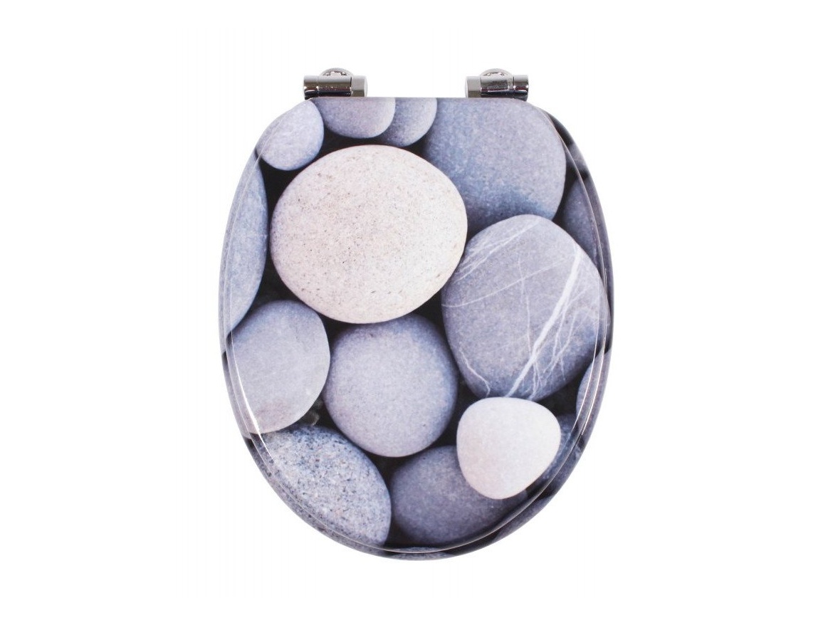 WC sedátka, záchodová prkna Schütte GREY STONES | MDF, Soft Close