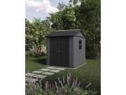 Plastový zahradní domek Keter Zahradní domek  Newton Plus wide 7x7,5 šedý, s podlahou