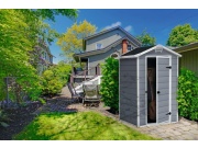 Keter Zahradní domek  MANOR 4 x 3 šedý, s podlahou