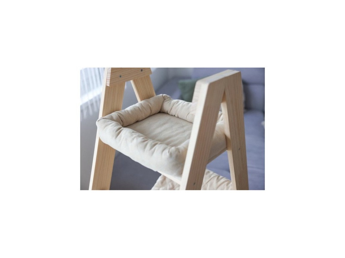 Scobax Schůdky pro kočky, 134 cm, béžová