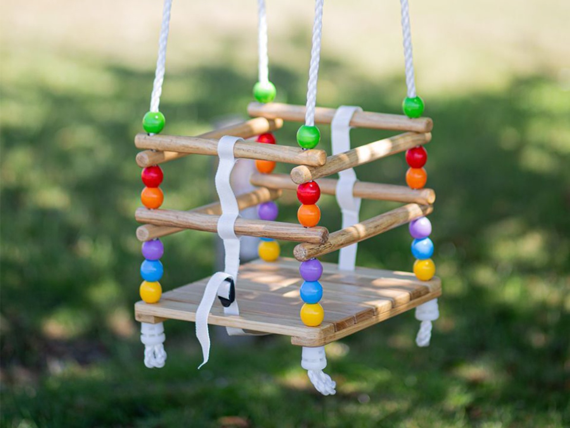 Korálik Bigjigs Toys Houpačka