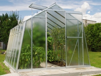 Üvegházak –  Hobby H zadní dveře