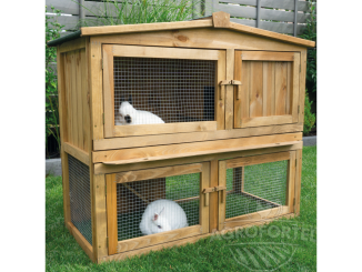 Nyúl –  Scobax Dřevěná králíkárna VIMPERK, 1060x530x910 mm