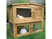 Scobax Dřevěná králíkárna VIMPERK, 1060x530x910 mm