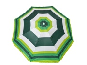 Greenmill Plážový slunečník JKB03 - zelený pruh