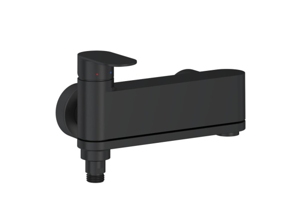 Ravak CR II 022.20BL Vanová nástěnná baterie bez sprchového setu, černá