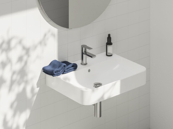 Ravak Umývadlo Ellen 60, s otvorom pre batériu, s prepadom, biela