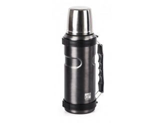 G21 – G21 Termoláhev na pití, 1000 ml, ocelově šedá s rukojetí