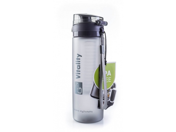 G21 Láhev  na smoothie/juice, 600 ml, šedá-zmrzlá