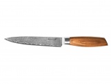 G21 Nůž  Gourmet Damascus 18 cm, rukojeť zebrawood