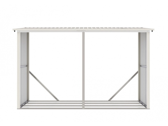 G21 Přístřešek na dřevo  WOH 682 - 302 x 119 cm, šedý