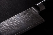 G21 Sada nožů  Damascus Premium v bambusovém bloku, Box, 3 ks + brusný kámen