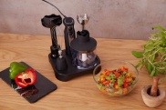 G21 Set  mixér VitalStick Pro 1000 W s Food Processorem, Black