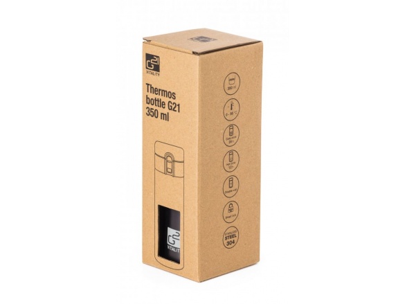 G21 Termoláhev  na pití, 350 ml, ocelově šedá