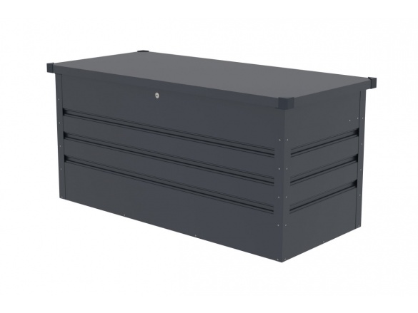 G21 Zahradní box  Denver 280 L, antracitový plechový