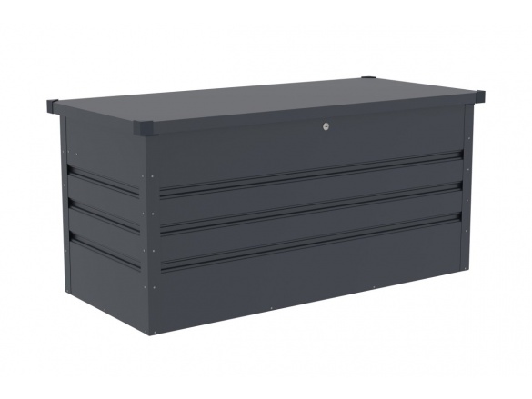 G21 Zahradní box  Denver 280 L, antracitový plechový