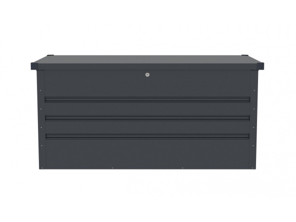 G21 Zahradní box  Denver 280 L, antracitový plechový