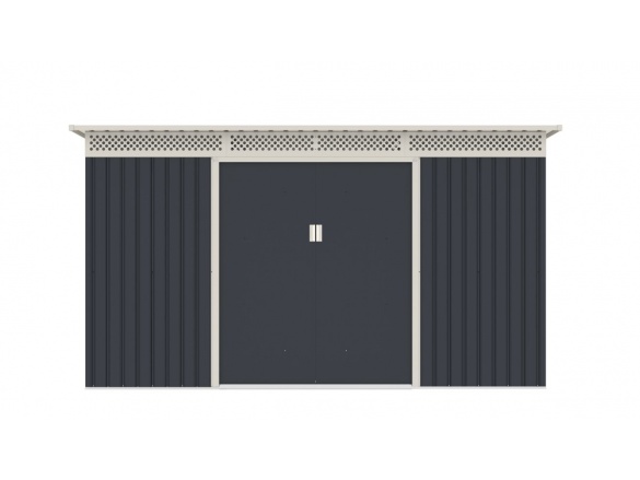 G21 Zahradní domek  GRAH 700 - 340 x 206 cm, antracitový