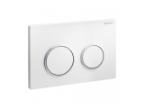 Geberit Deska ovládací GEBERIT OMEGA 20 bílá/chrom lesk, 115.085.KJ.1