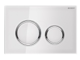Geberit Deska ovládací GEBERIT SIGMA 21 bílá/chrom lesk, 115.884.SI.1