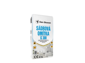 Gipszanyagok – Den Braven Sádrová omítka G300