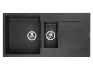 Granitové drezy Reginox – Reginox Black metalic (silvery) čierna