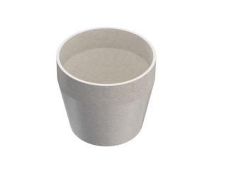 Granitové – Granisil granitový květináč MONTI 35 cm béžová