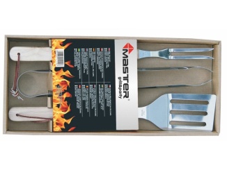 Grilovací nářadí – Floraland Master Grill 3 dílná sada grilovacího náčiní