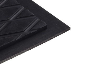 Gumi padlóburkolat – Karo 7 x 1200 mm černá 1 ks