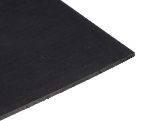Gumové povrchy – Gumový pás Fitness černá 6,0 mm 1,0 x 5,0 m