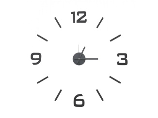 Ház – G21 Samolepící hodiny Classic Style