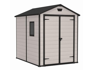 Hobbi piac – Keter Zahradní domek MANOR 6 x 8 DD béžový, s podlahou
