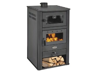 Hobbymarket – Blist Krbová kamna Blist BRM - 14 kW s troubou na pečení - Antracit