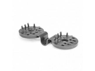 Hobbymarket – Bradas Upínací spona Bungee Cork pro stínící sítě - šedá 50 ks