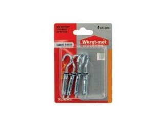 Hobbymarket – Klimas Wkręt-met HM. ROZPĚRNÁ OCEL. DO SÁDROK. SE STROP. HÁKEM 4X32 MOLLY BLISTR