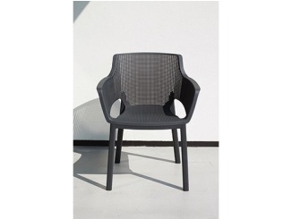 Hobbymarket – VespaGarden Zahradní židle Keter Elisa - 57,7 x 62,5 x 79 cm - grafit