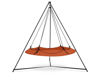 Hojdacie hniezda – Houpací hnízdo SET Hangout Pod oranžová / černá