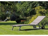 Home & Garden Zahradní lehátko Ibiza Alu Taupe / Grey
