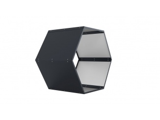 Hospodárstvo – G21 Přístřešek na dřevo HEX 53 - 92 x 60 cm, antracitový