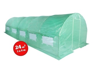 Hospodárstvo – VespaGarden Zahradní fóliovník 3x8m - zelený