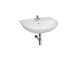 JIKA Umyvadlo Lyra Plus 65x52 cm, s otvorem, bílé, na stěnu, s přepadem, , H8143840001041