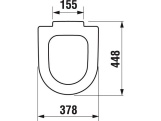 JIKA WC sedátko bez poklopu Deep, bílé, Jika H8932823000631