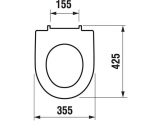JIKA WC sedátko s poklopem Lyra Plus, bílé, Jika H8933843000631