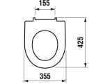JIKA WC sedátko s poklopem Lyra Plus, Soft-Close, bílé, Jika H8933853000001