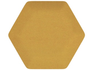 Kárpitozott panelek – Riwiera Hexagon 6x15 tmavě žlutá