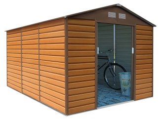 Kerti házak G21 – Zahradní domek GAH 706 - 277 x 255 cm, hnědý